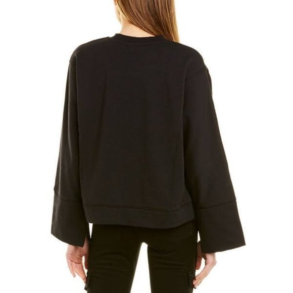Joie Ashton Black Dolman Sleeves Sweatshirt Top M - Picture 3 of 7